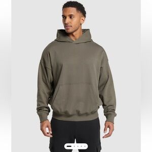Gymshark Rest day Essentials Hoodie/L/Camo brown